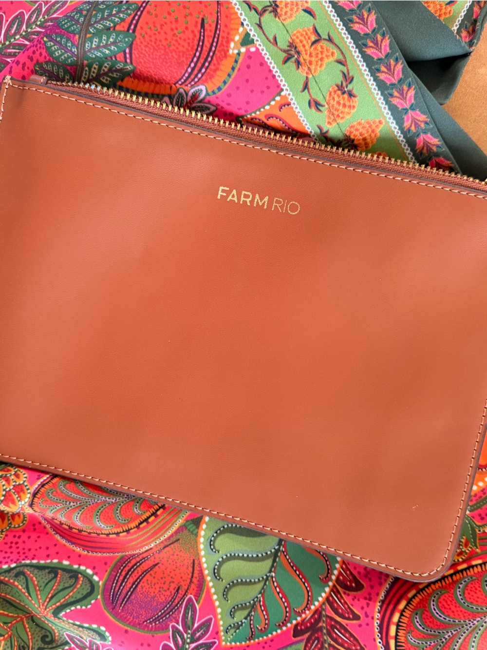 Farm Rio Scarf Tote Bag - Picture 2 of 4